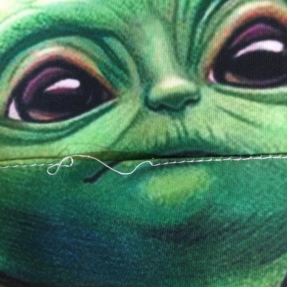 Star Wars, Baby Yoda Graphic, Hooded, Pull Over Sweater. - Picture 4 of 8